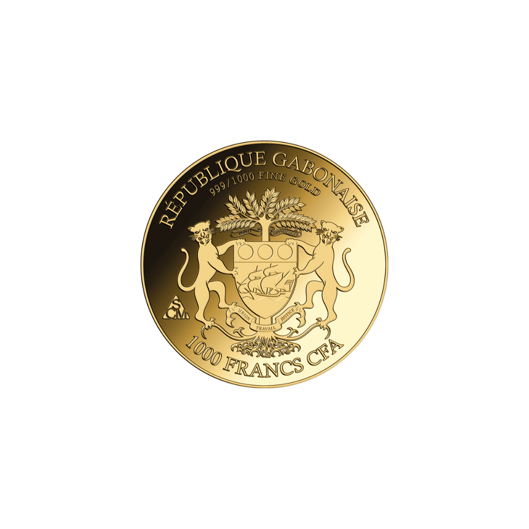 Orangutan Coin Card - Gold Gift
