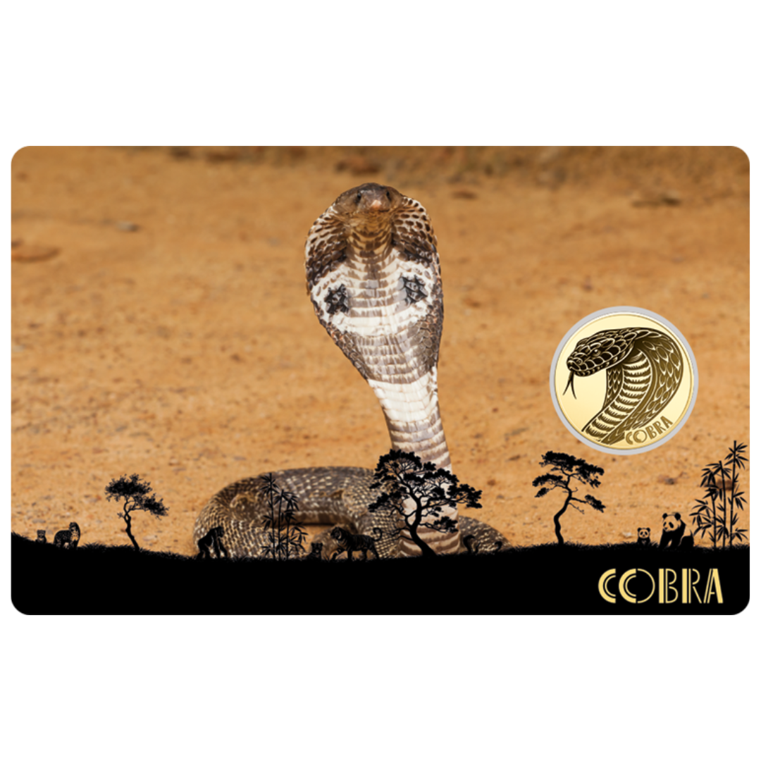Cobra Coin Card - Gold Gift