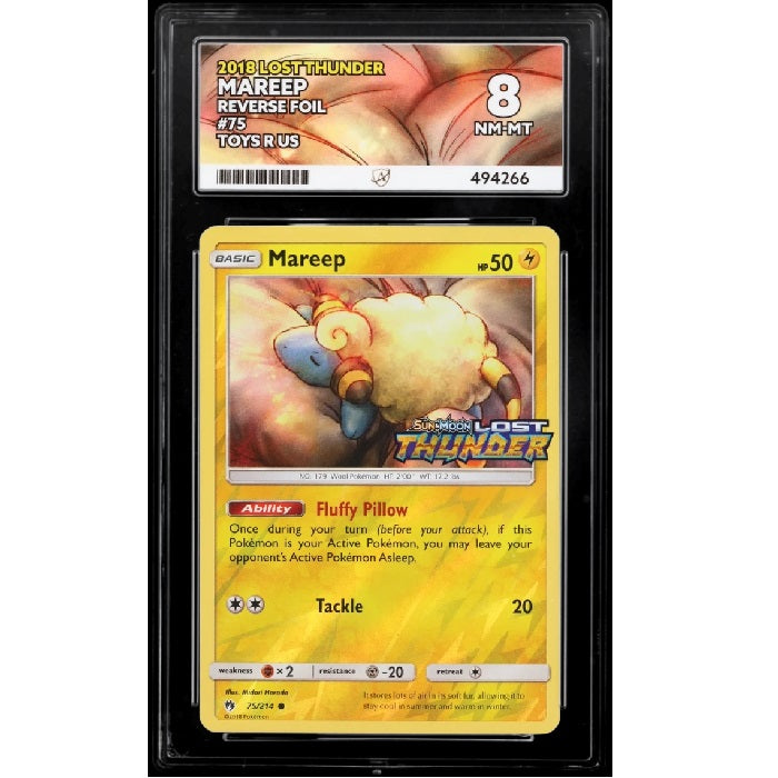 2018 Pokemon Lost Thunder Mareep Toys R Us 75/214 ACE NM-MT 8 Preowned