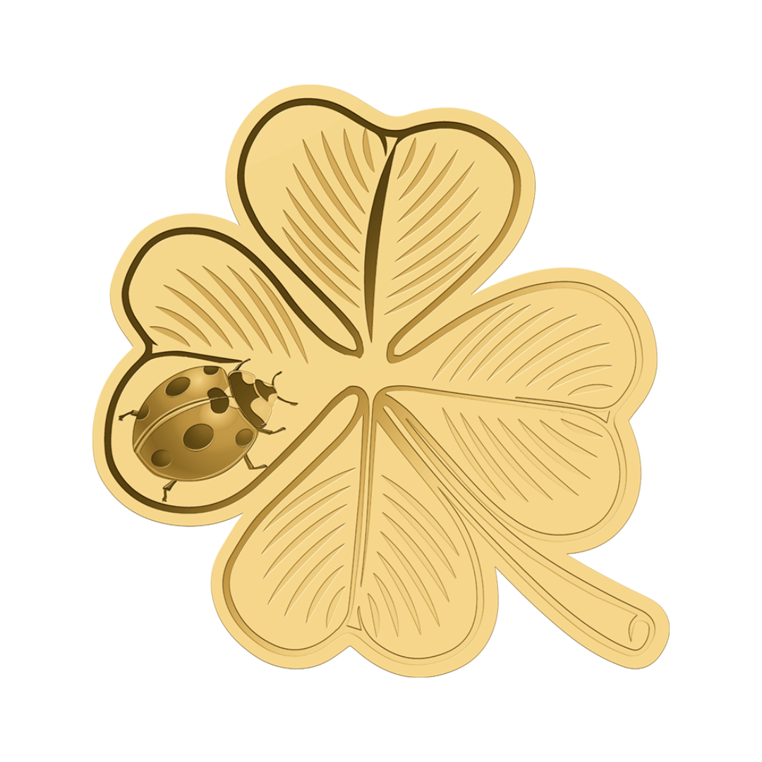 Good Luck Coin Card 999/1000 1/1000oz - Gold Gift