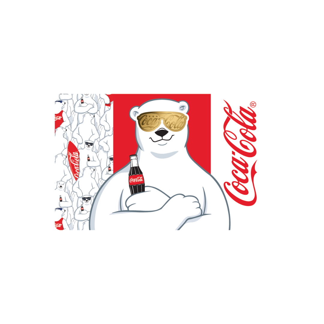 Coca Cola Sunglasses - Gold Gift