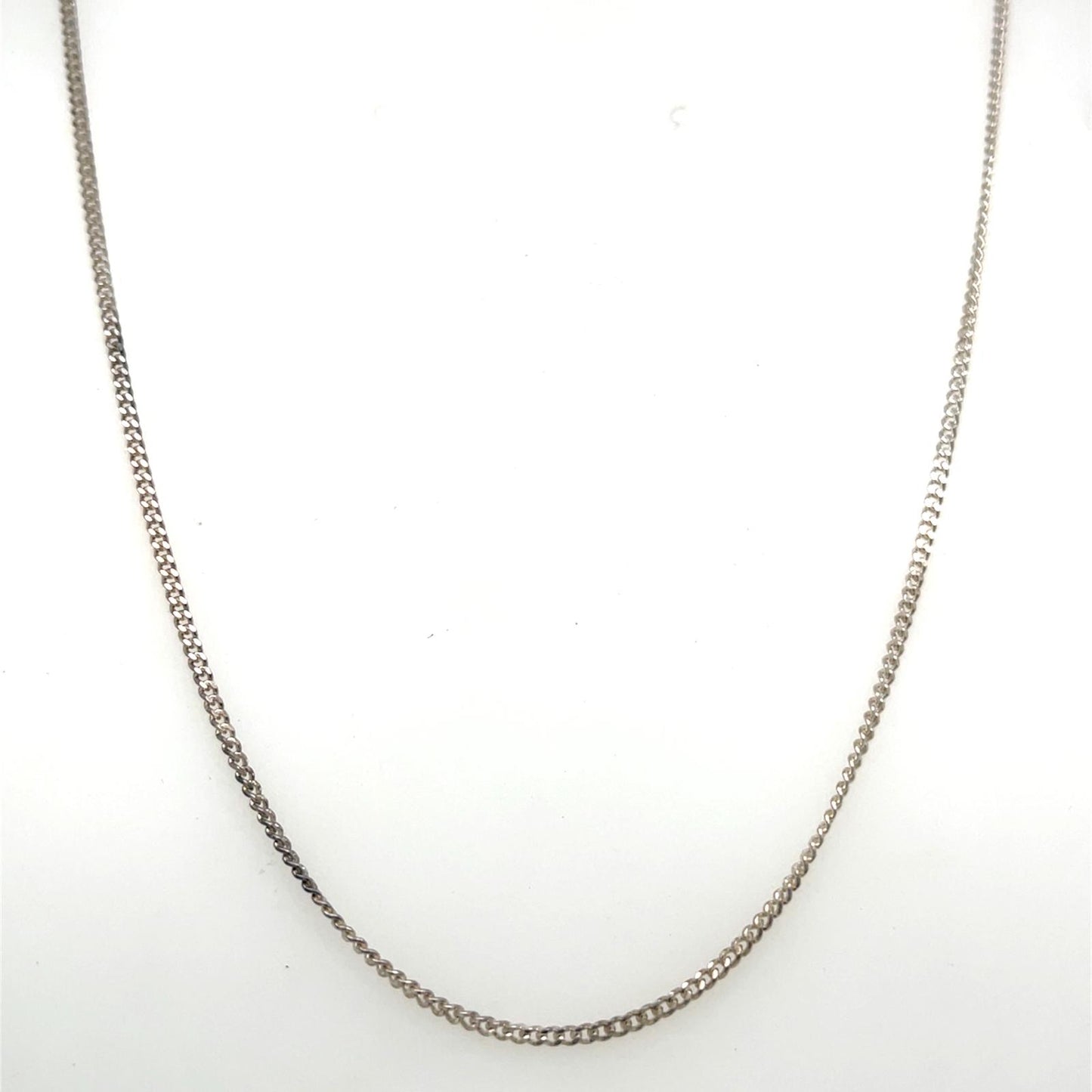925 Silver Curb Chain 16" 2.3g Preowned