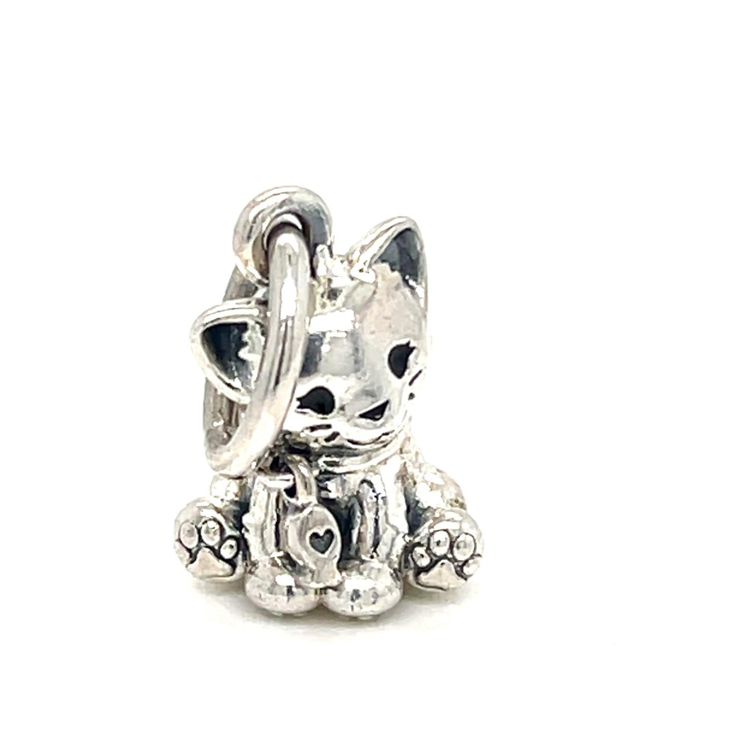Pandora Sweet Cat Dangle Charm Preowned