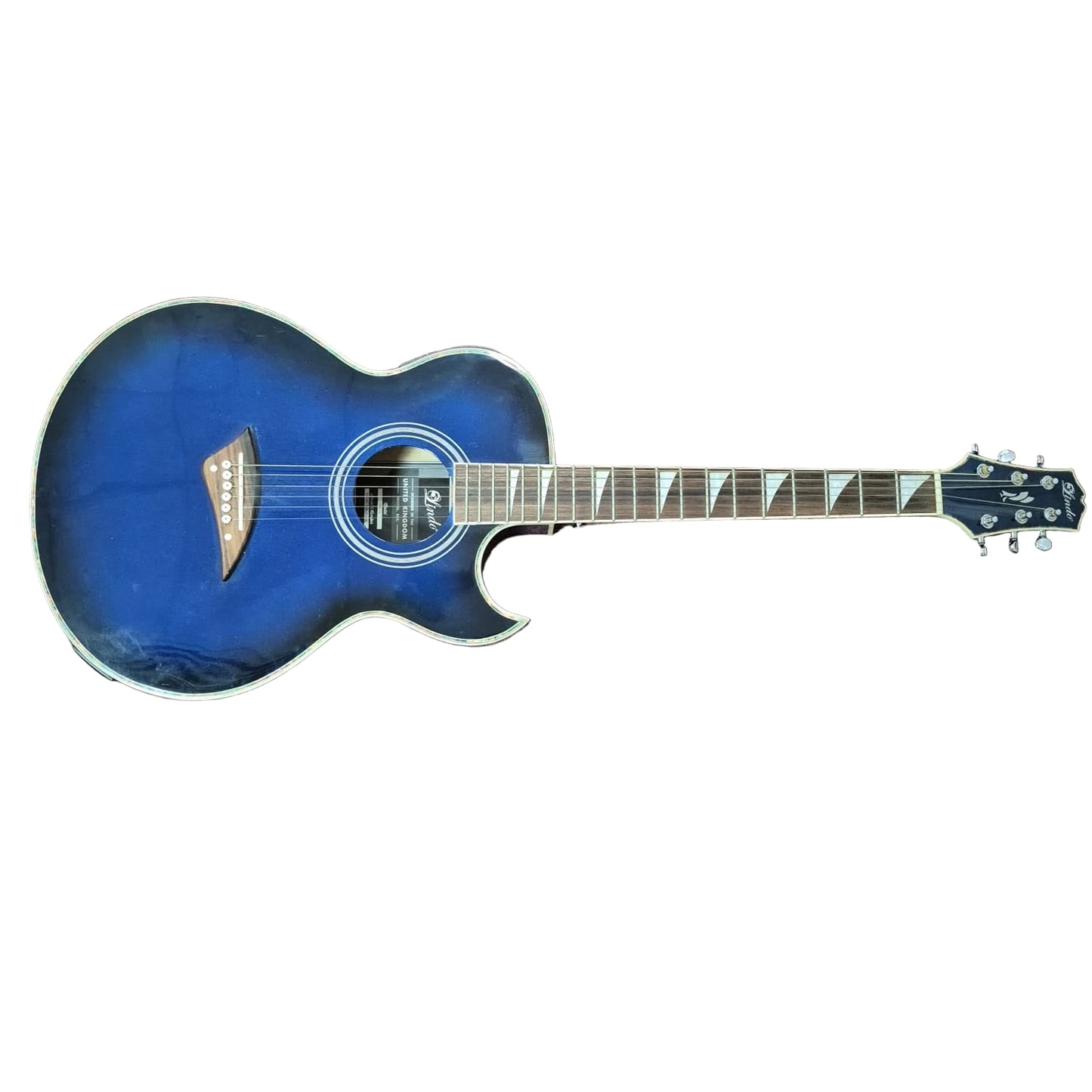 Lindo ORG-SL Slim Electro Acoustic Guitar Blue Grade B Preowned Collection Only