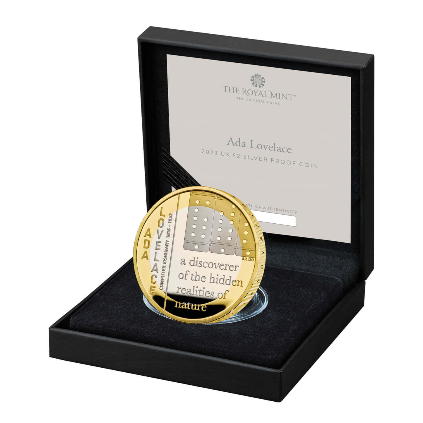 2023 Ada Lovelace UK £2 Silver Proof Coin Preowned