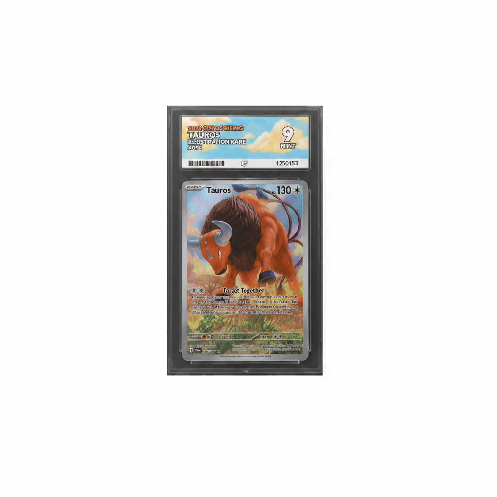 2026 Chaos Rising Tauros Illustration Rare 096 ACE Mint 9 Preowned