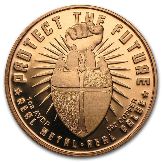 1 oz Copper Round Bullion Not Bits