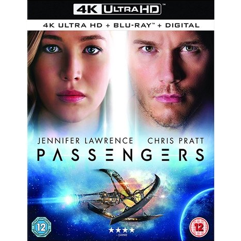 4K Blu-Ray - Passengers (12) Preowned