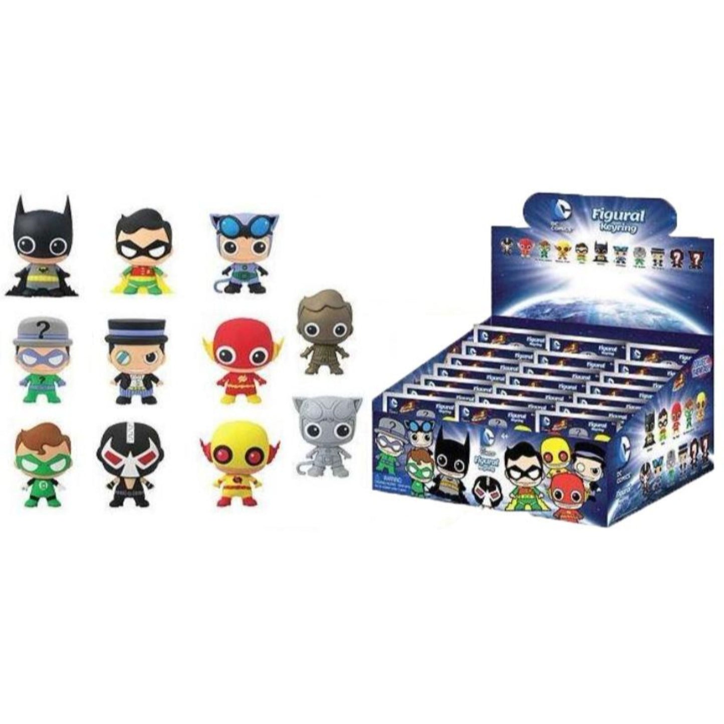 DC Comics 3D Rubber Keychain Series 2