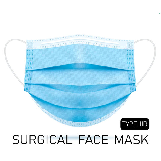 Surgical (Type IIR) Face Masks (non-sterile) - Pack of 50