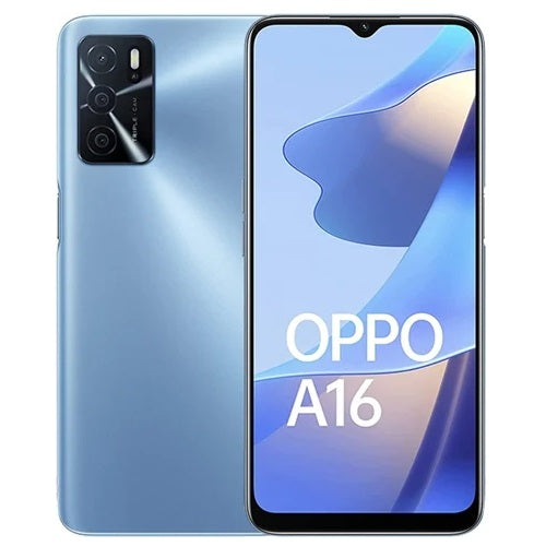 Oppo A16S 64GB Dual Sim Unlocked Pearl Blue Grade B Preowned