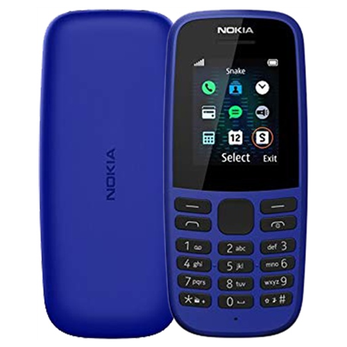 Nokia 105 (2019) Dual Sim Unlocked Blue Grade B Preowned