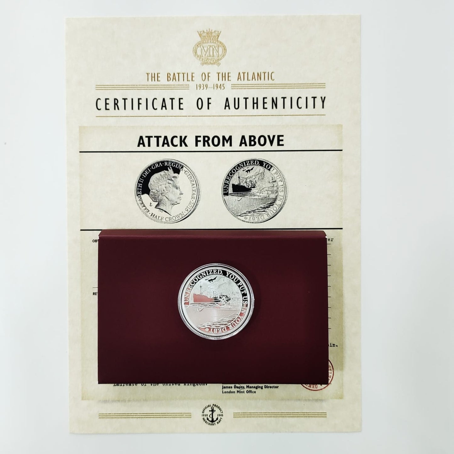The Battle Of The Atlantic 4 Coin Silver Proof Set