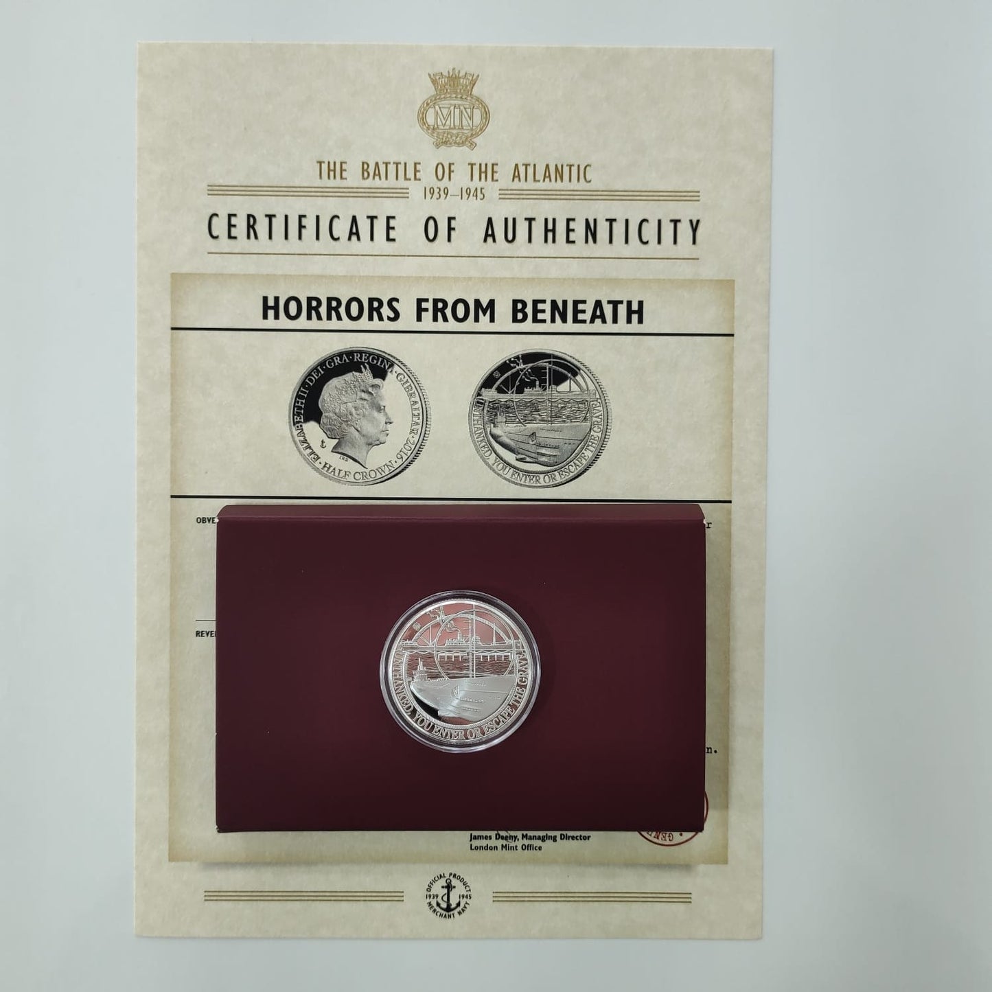 The Battle Of The Atlantic 4 Coin Silver Proof Set