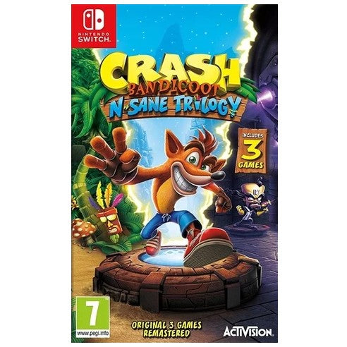 Switch - Crash Bandicoot: N-Sane Trilogy (7) Preowned