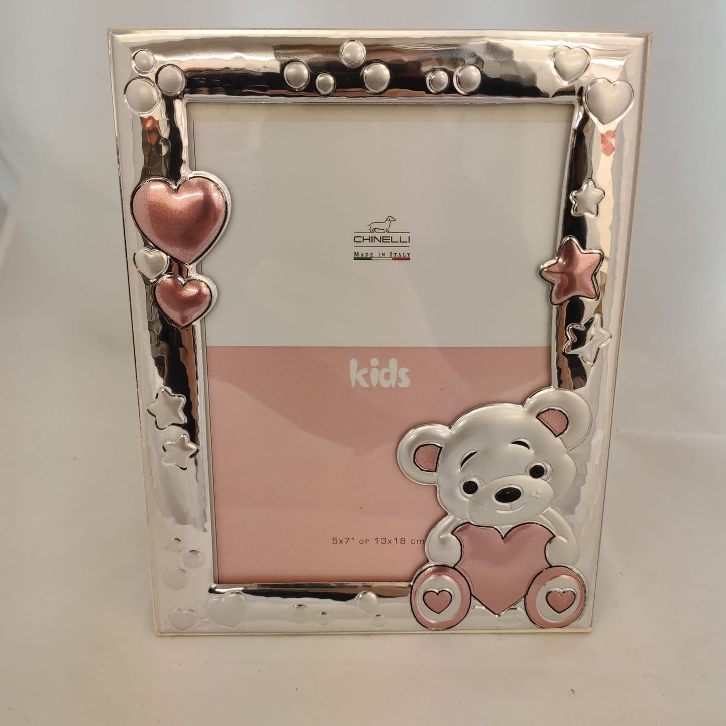 Chinelli Medium Pink Stars Photo Frame 5x7 Inch Or 13x18cm