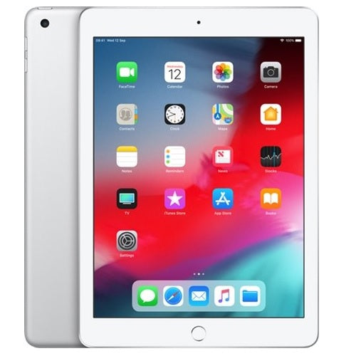 Apple iPad 6th Gen (2018) A1954 9.7" 32GB Unlocked Silver Grade B Preowned