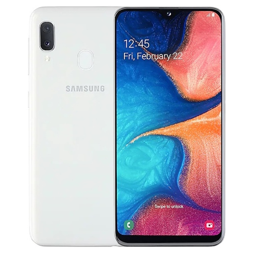 Samsung A20e White 32gb Unlocked Dual Sim Grade C Preowned