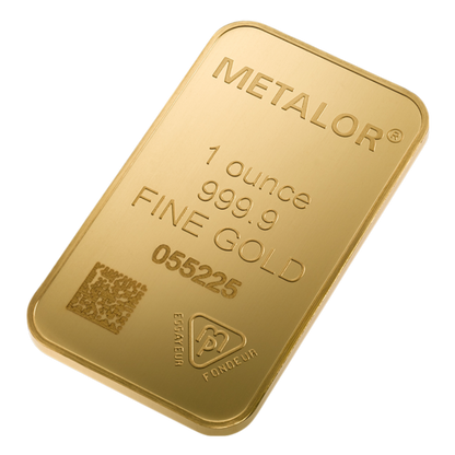 Metalor 1oz Gold Bar