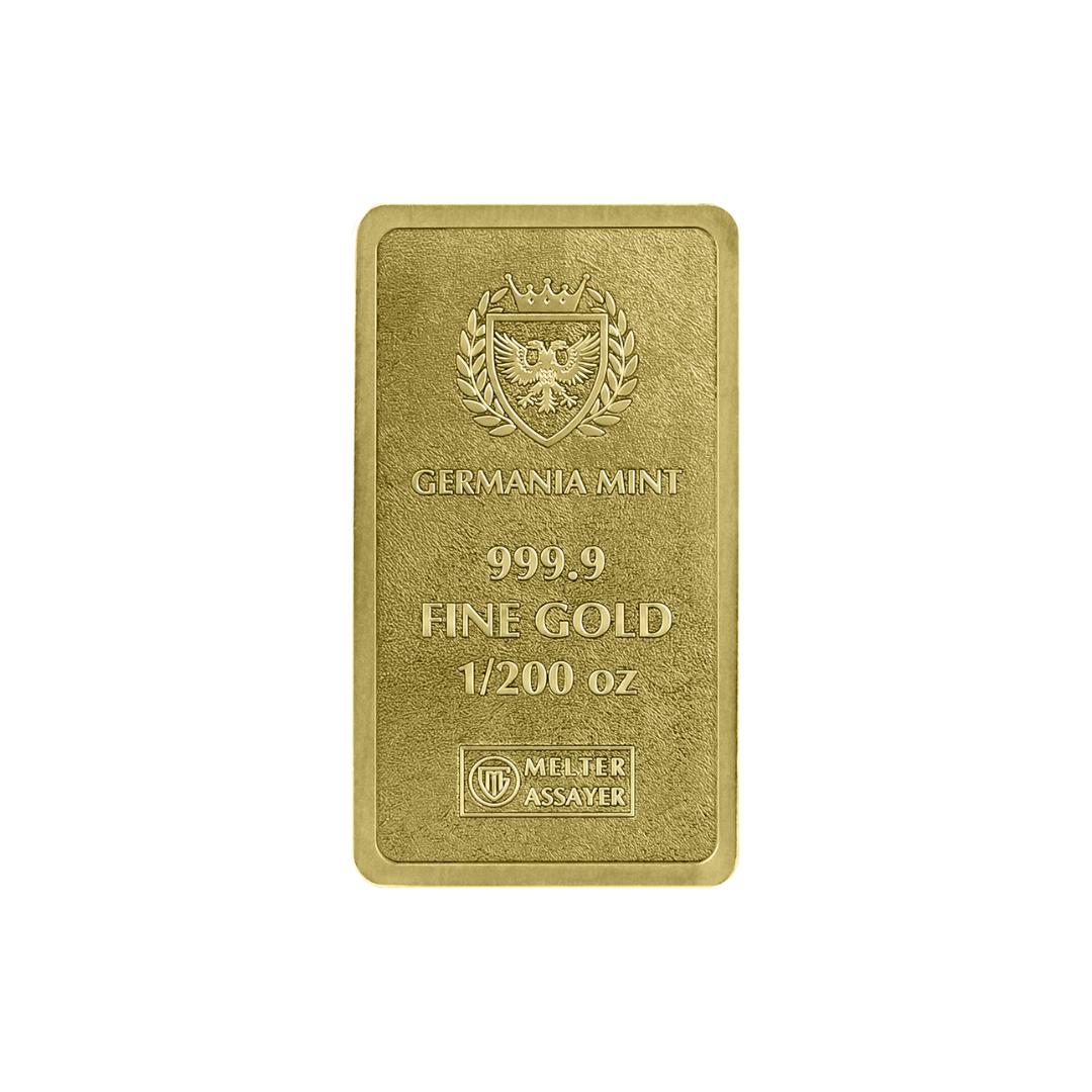 Germania Mint 1/200oz Au999.9 Stamped Bar