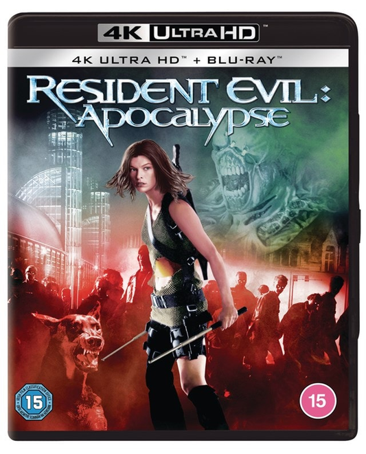 4K Blu-Ray - Resident Evil Apocalypse (15) Preowned