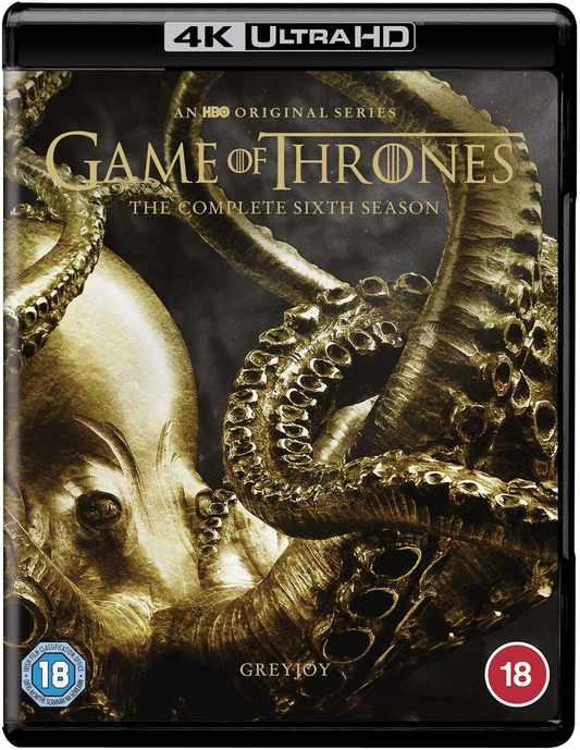 4K Blu-Ray - Game Of thrones Season 6 (18) Preowned