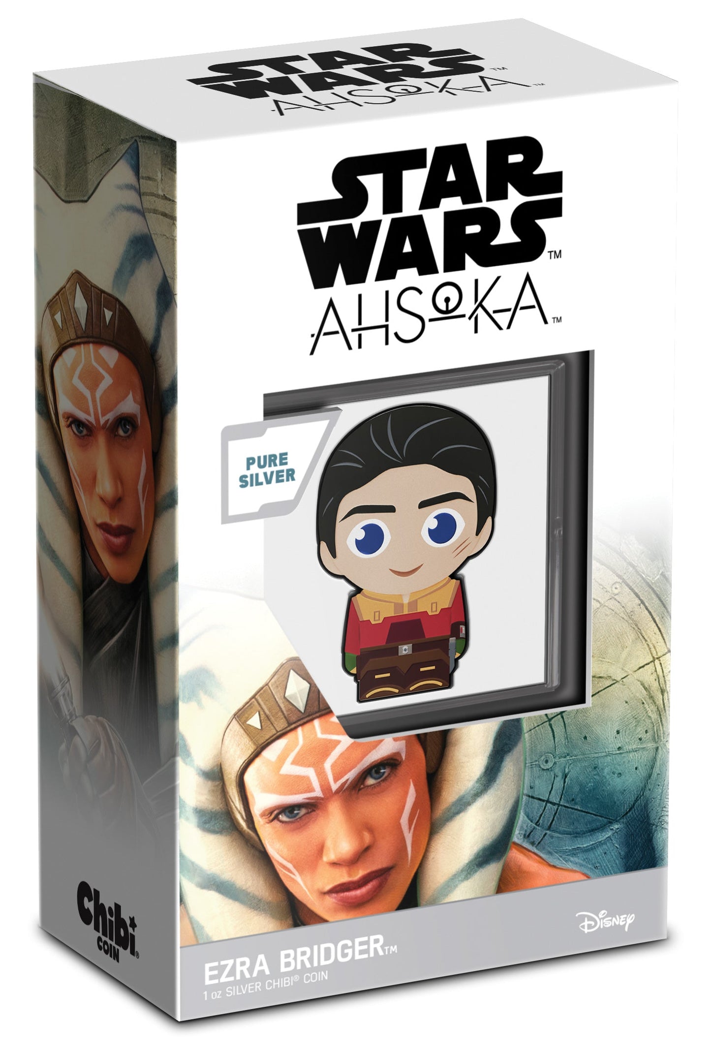 Star Wars Ahsoka Series Chibi - 2024 Ezra Bridger 1oz Silver