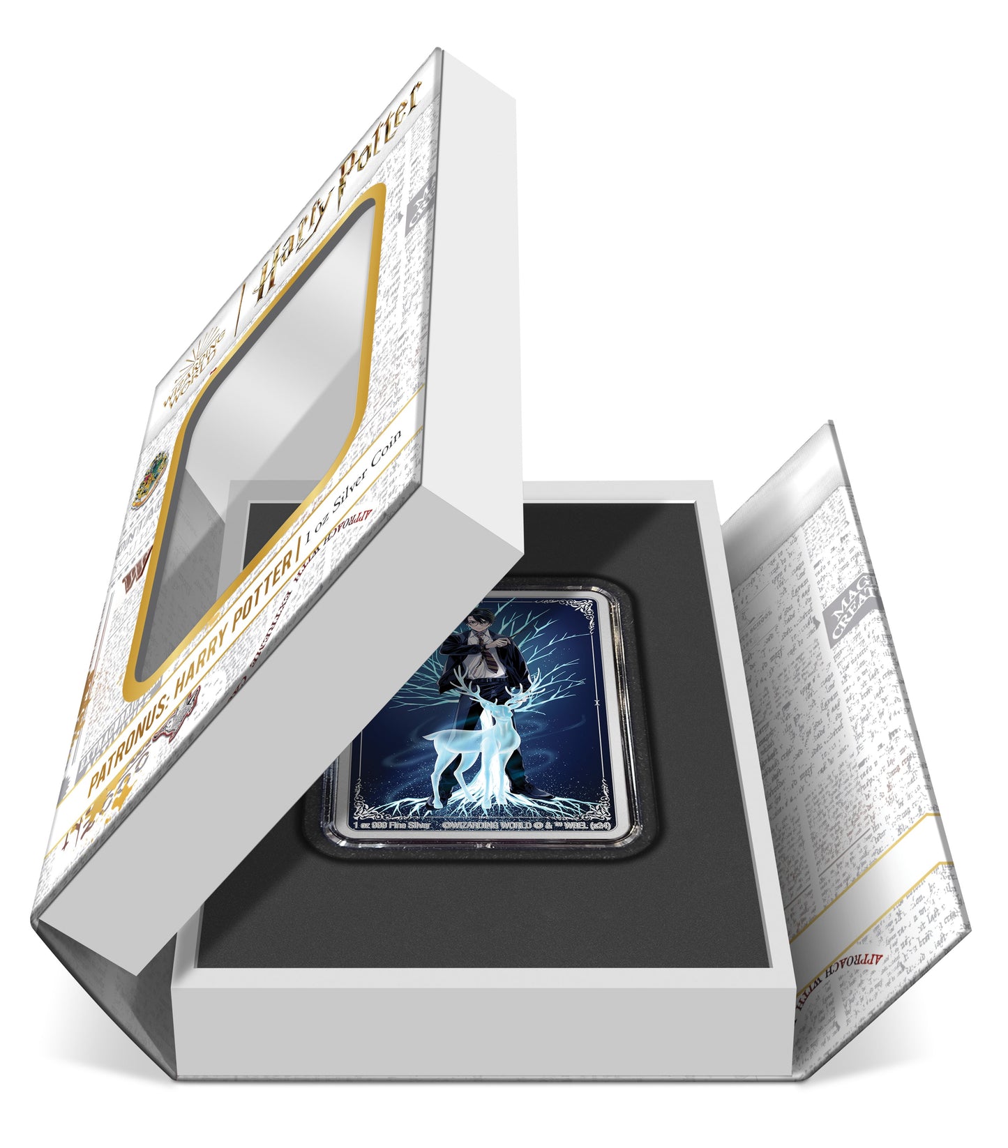 Warner - Patronus: Harry Potter 1oz Silver Coin