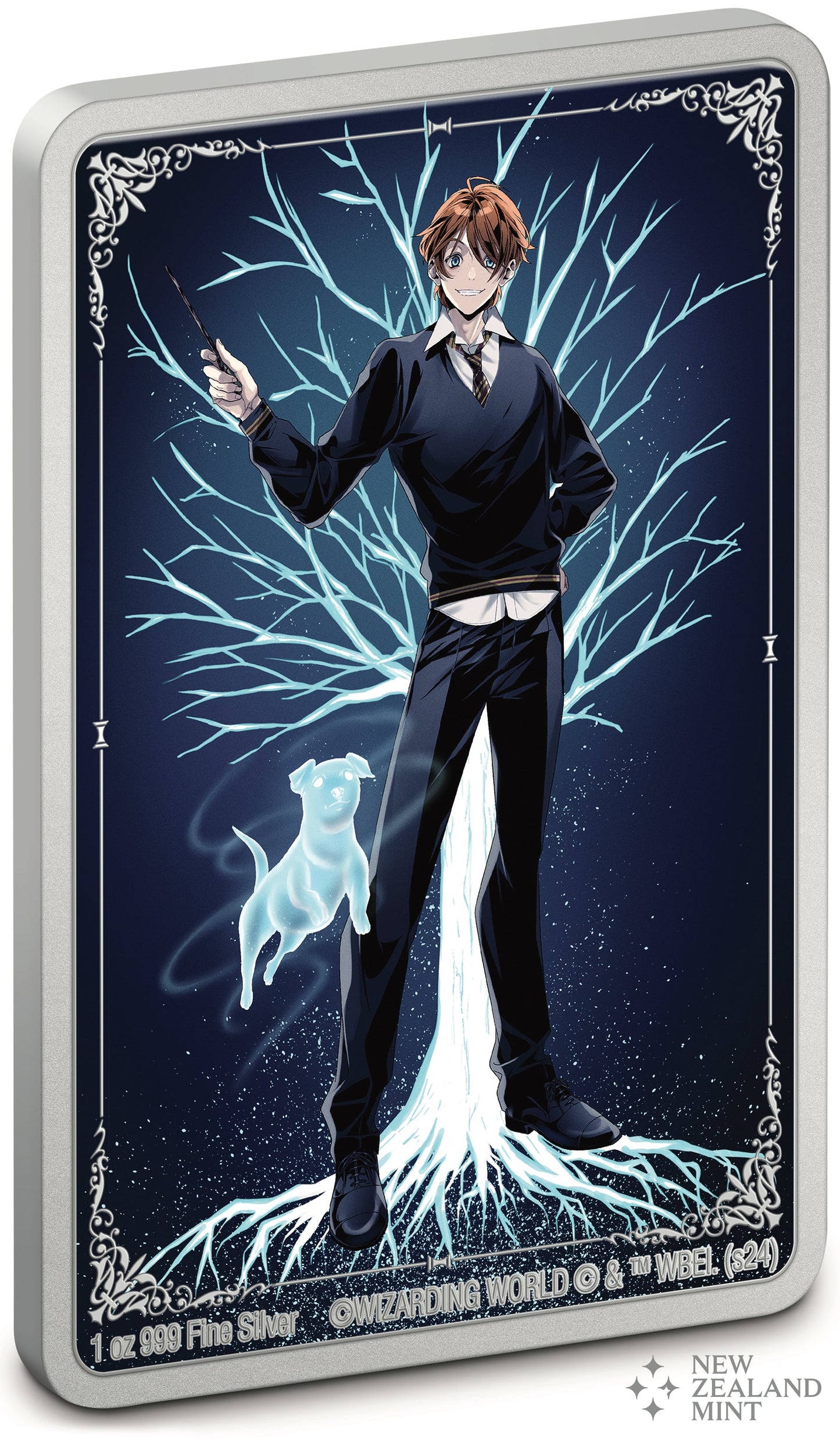 Warner - Patronus: Ron Weasley 1oz Silver Coin