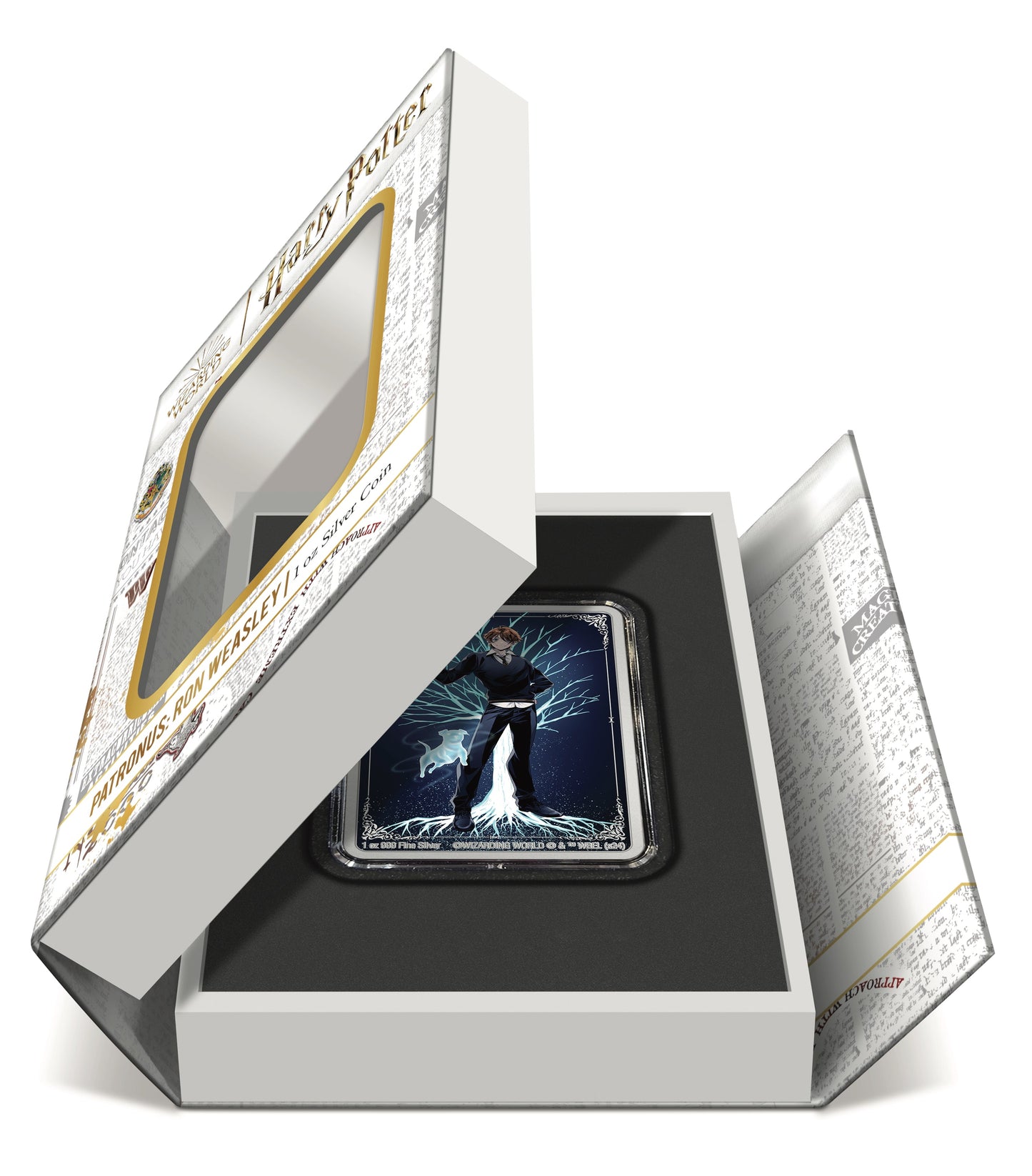 Warner - Patronus: Ron Weasley 1oz Silver Coin