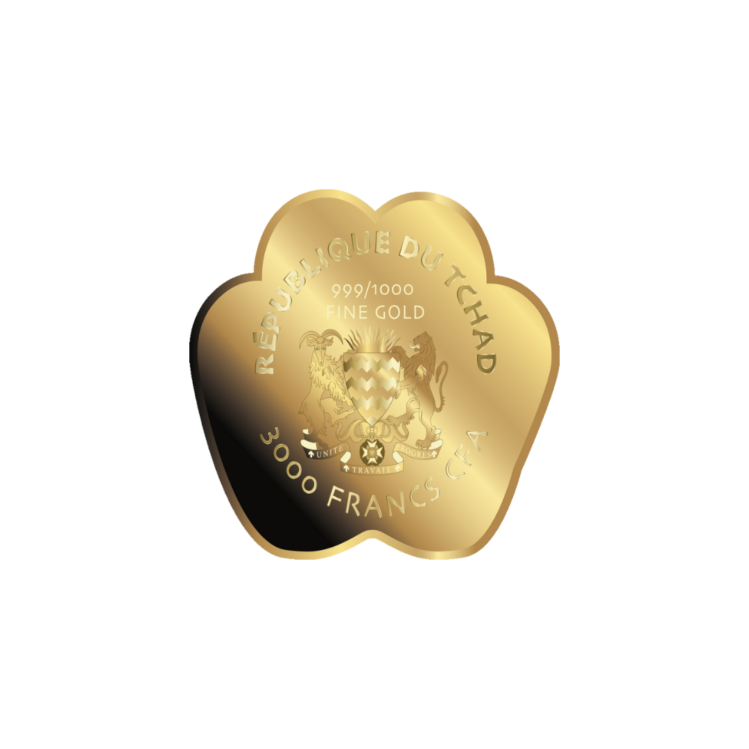 Cat Santa Hat Coin Card 999/1000 1/1000oz  - Gold Gift Preowned