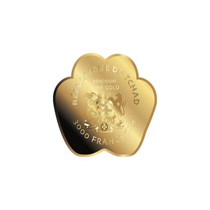 Cat Santa Hat Coin Card 999/1000 1/1000oz  - Gold Gift Preowned