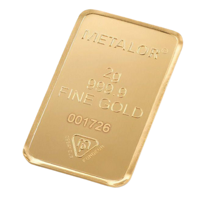 Metalor 2g Gold Bar