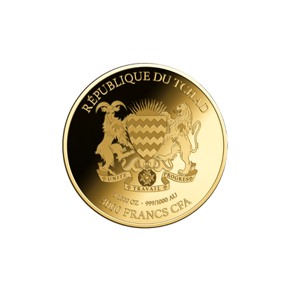 Valentines Day Coin Card 999/1000 1/1000oz - Gold Gift