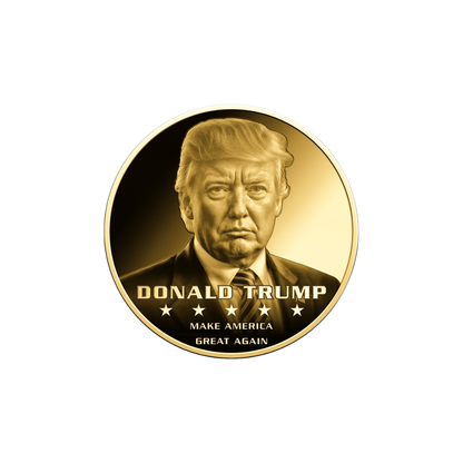 Donald Trump Coin Card 999/1000 1/1000oz - Gold Gift