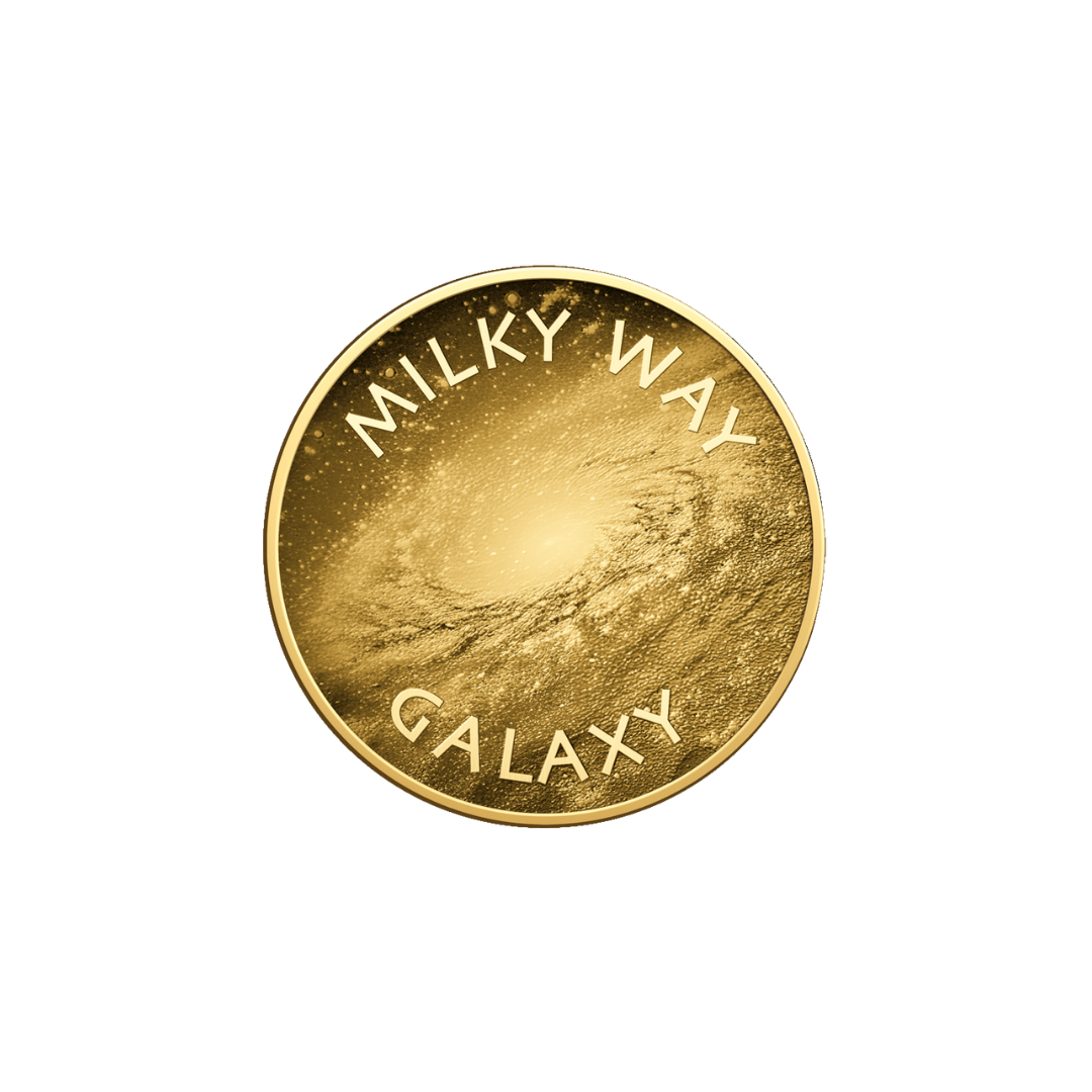 Universe Milky Way Coin Card 999/1000 1/1000oz - Gold Gift
