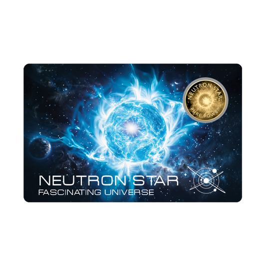Universe Neutron Star Coin Card 999/1000 1/1000oz - Gold Gift