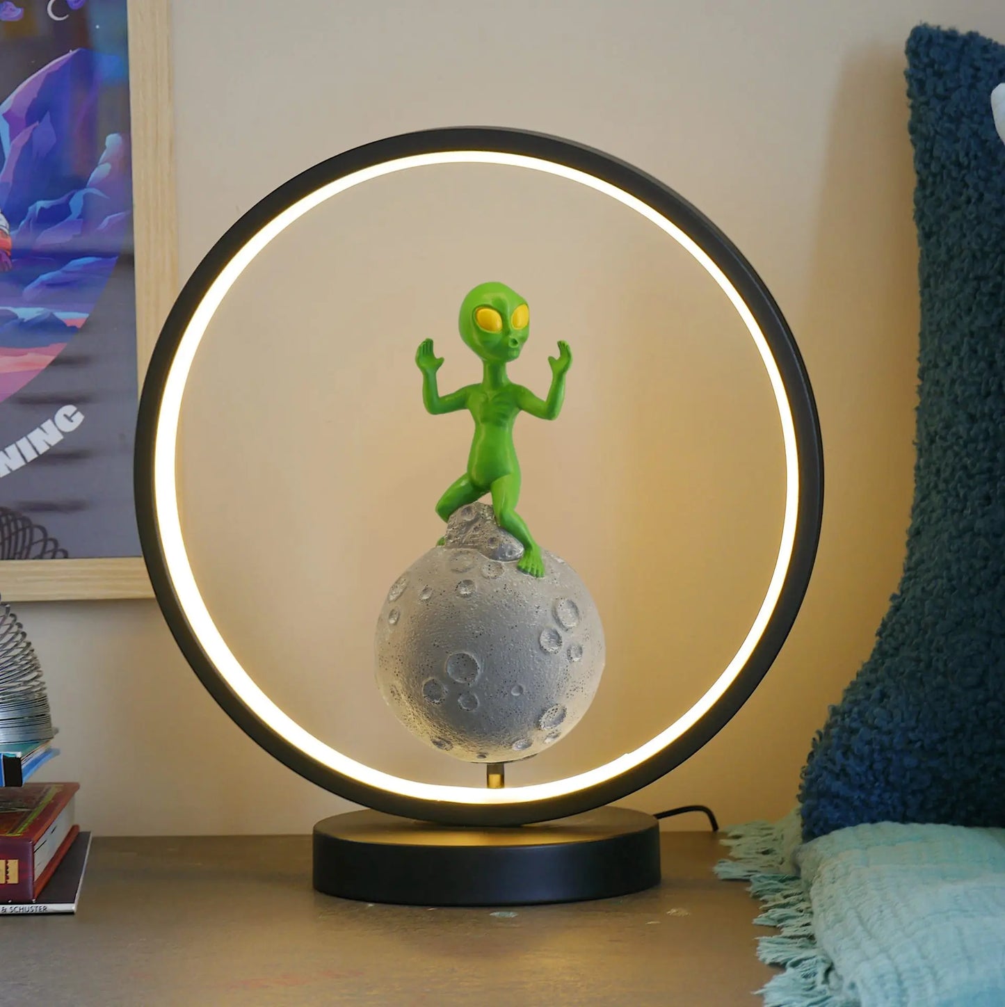 Astro Series Ultra Cool Astronaut figurine LED Ring Lights