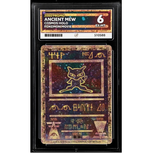 2000 Pokemon Black Star Promo Ancient Mew ACE EX-MT 6 Preowned