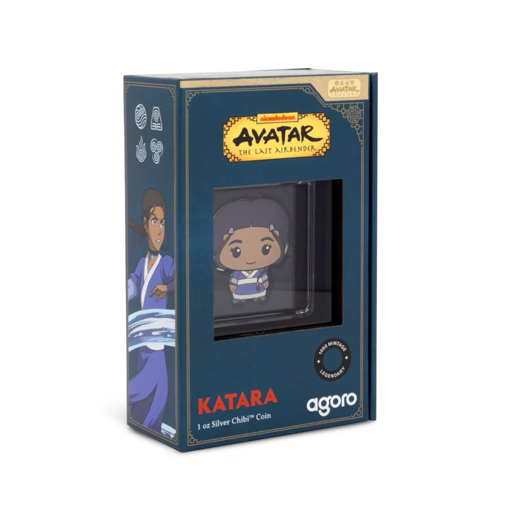 Nicktoons - Avatar The Last Airbender Chibi Series -2. Katara 1oz Silver Coin