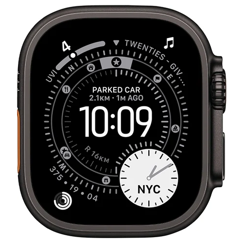 Apple Watch Ultra 3 49mm Cellular Black Titanium Case Black Band Grade B Preowned