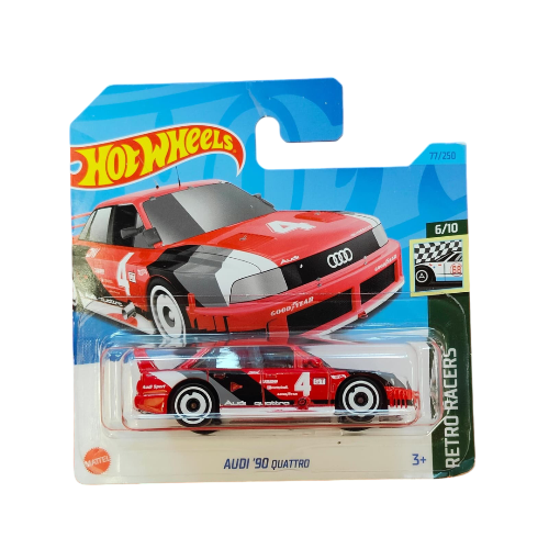 Hot Wheels - Audi 90 Quattro Retro Racers Red 77/250 Preowned
