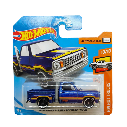 HW Hot Trucks - 1978 Dodge Li'l Red Express Truck Blue Preowned
