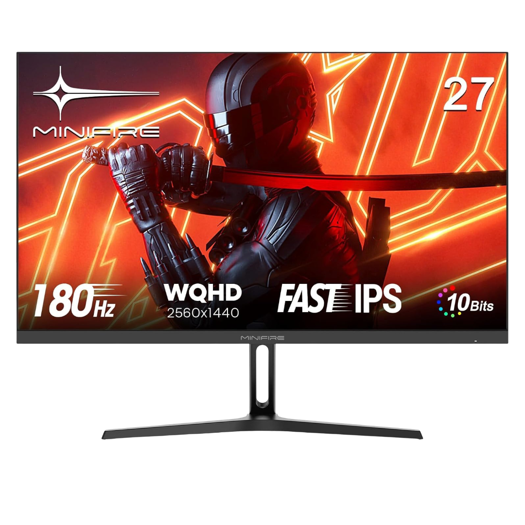 Minifire MFG27F4Q 27 Inch QHD IPS 180Hz Monitor Grade A Preowned Collection Only