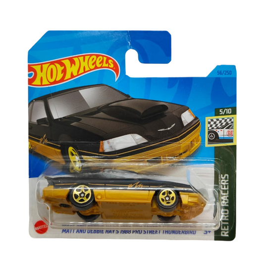 HW Retro Racers - Matt & Debbie Hay's 1988 Pro Street Thunderbird 2023 Preowned