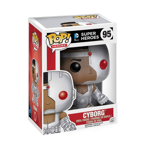 Funko Pop! - Super Heroes [95] Cyborg (3) Preowned