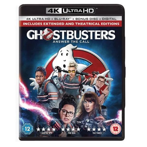 4K Blu-Ray - Ghostbusters Answer The Call (12) Preowned