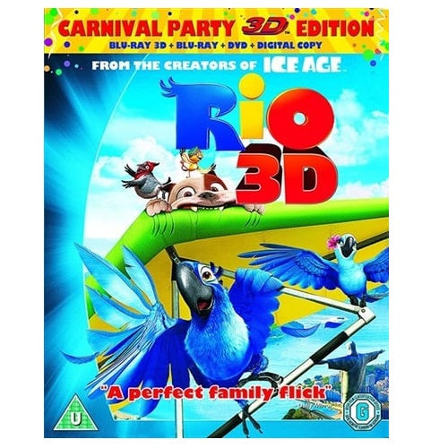 Blu-Ray - Rio 3D (U) Preowned