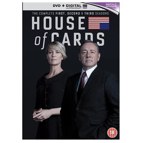 DVD Boxset - House Of Cards Season 1-3 (18) Preowned
