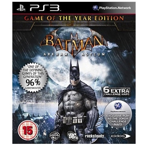 PS3 - Batman Arkham Asylum Game Of The Year (15) Preowned